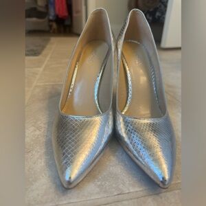 Michael Kors silver heels